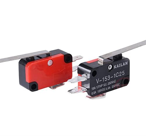 Micro Switch 15A 250VAC Haute Capacité AHLOKI Interrupteur Fin de Course SPDT Précis - 4