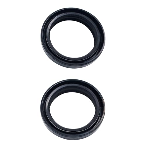 AHL Motorrad 37 x 49 x 8 mm Gabelsimmerringe/Gabeldichtringe/Dichtungssatz 1 Paar kompatibel mit Suzuki GS500 1989-2002