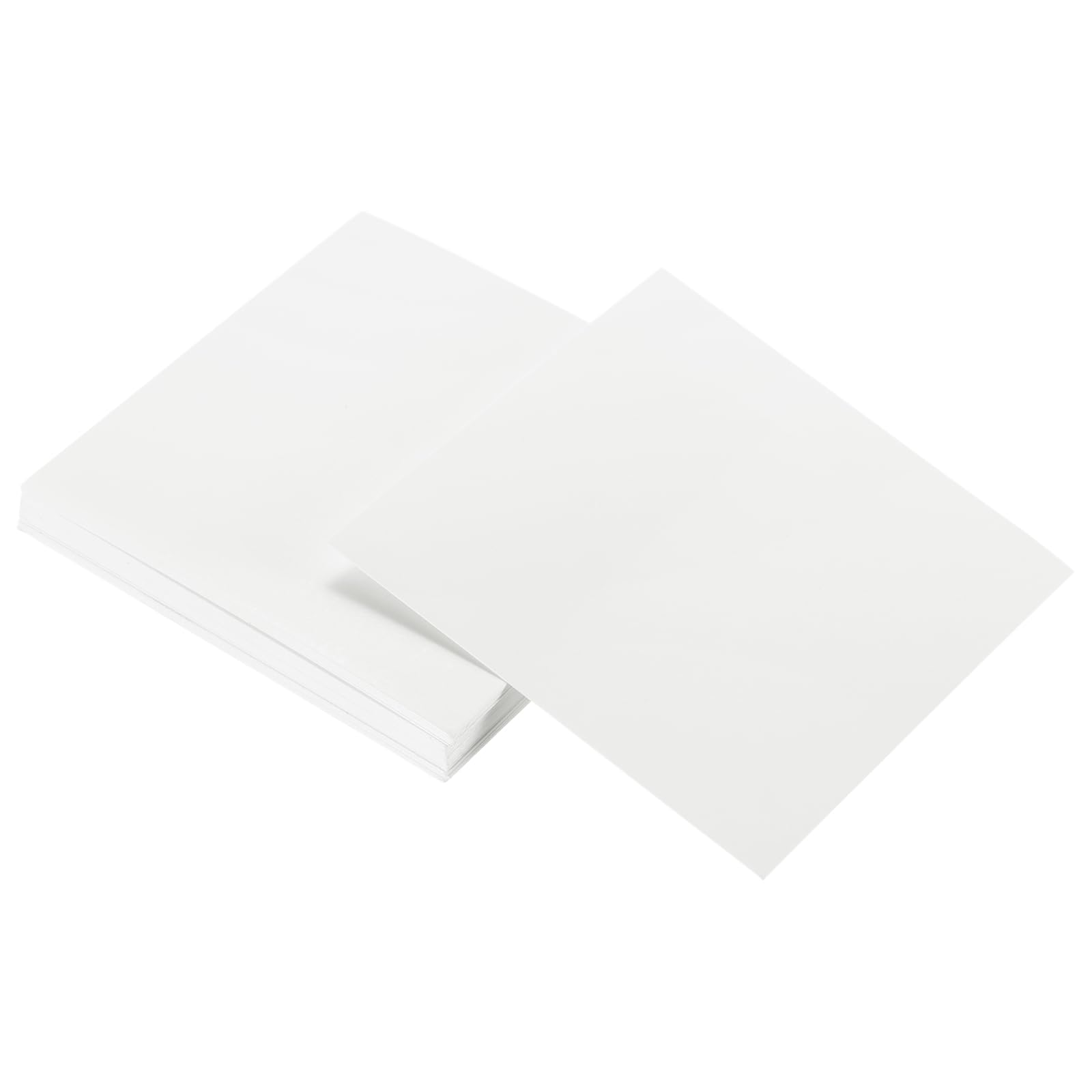 sourcing map 40Pcs Kraft Paper 19 x 19 cm Kraft Cardstock Paper Cream White