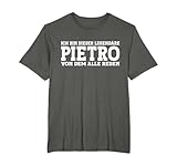 Lustiges Pietro Geschenk Pietro Spruch