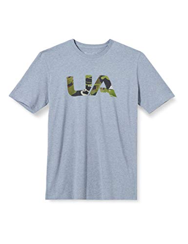 Under Armour Men's Camo Fill T-Shirt, Steel Light Heather//Black, Small