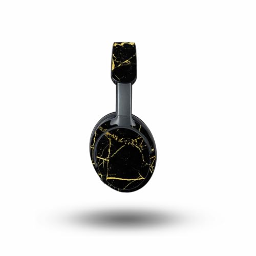 Image of MightySkins Skin Compatible with Bose QuietComfort Ultra - Black Gold Marble | Protective, Durable, and Unique Vinyl Decal wrap Cover | Easy to Apply
