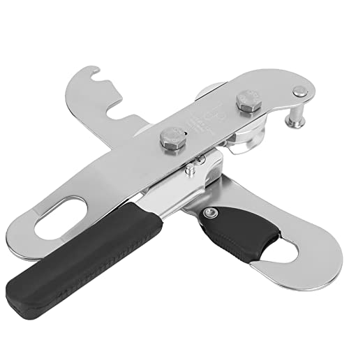 Descending Device for Outdoor, Self Locking Manual Control Descender with Comfortable Handle, Safety Switch for Climbing