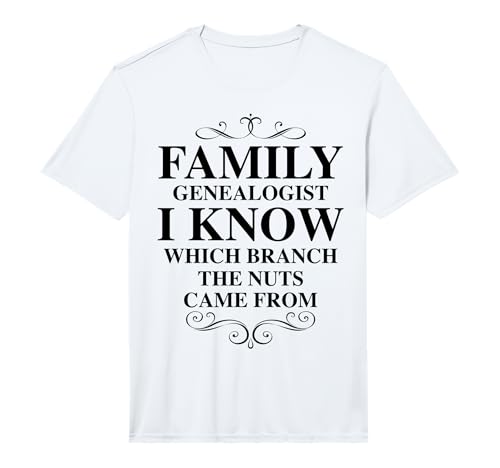 Funny Genealogy Gift | Cute History Genealogist Men Women Performance T-Shirt