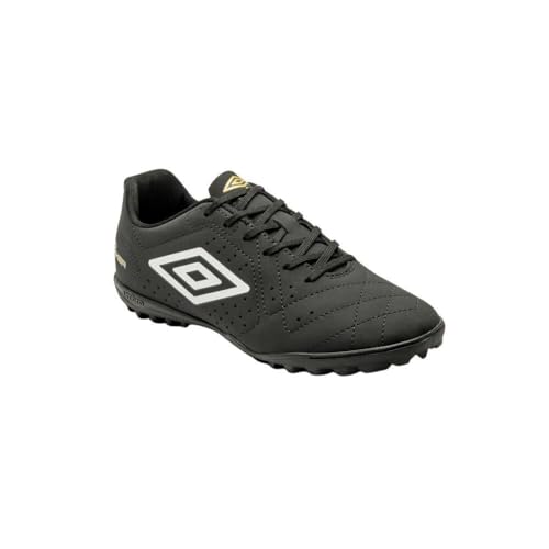 Chuteira Society, Neo Striker, Umbro, Masculina, Preto/Dourado/Branco, 40