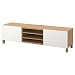 Produktbild Ikea BESTA - TV-Bank mit Schubladen Eiche Effekt/lappviken weiß