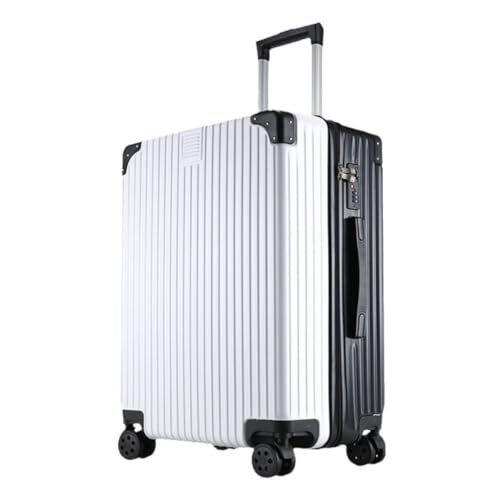 Duffle Bag 20-inch Trolley Suitcase, Password Box, Universal Wheel Boarding Suitcase, Fashionable Leather Suitcase Suitcase Tags(A,20in)