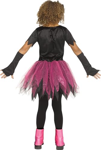 Disfraz Niña Esqueleto Punk con Tutu Negro y Rosa miniatura 2