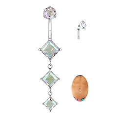 Silver,Aurora Borealis CZ