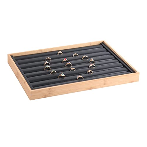 Vitrine pendentifs en bambou pour éviter les colliers emmêlés et abîmés