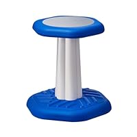 VEVOR Kids Wobble Chair, Active Chair with Sponge Cushion, Wobble Stool Improves Focus, Posture and Calm Children, Ideal for Schools and Preschools, Age 3-7, Blue