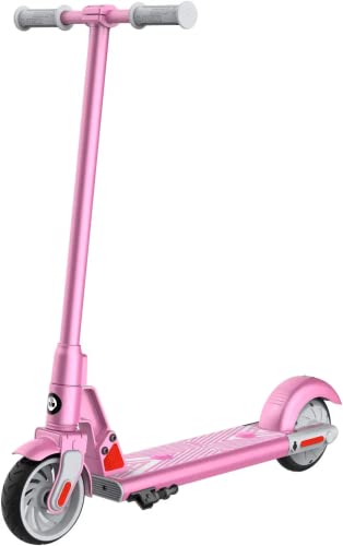 Gotrax Gks Electric Scooter For Kid Ages 6-12, Max 4 Miles Range And 7.5 Mph Speed, 6" Solid Rubber Wheels Ul2272 Certification, Lightweight Aluminum Frame Electric Kick Scooter For Kids Boy Girl Pink #TOP4