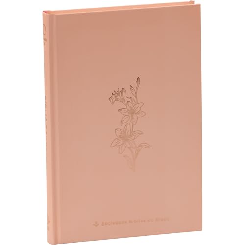 Bíblia ARA, Rose Tan, Capa Dura | SBB | Capa dura ilustrada, rose: Almeida Revista e Atualizada (ARA)