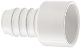 Spears 474 Series PVC Pipe Fitting, Adapter, Schedule 40, White, 1