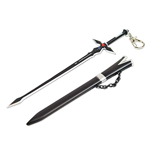 Sword Art Online briefopener in de vorm van het zwaard Dark Repulser van Kirito met schede en standaard, hoogwaardig… - Afbeelding 6