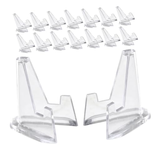 HANABASS 40pcs Guitar Pick Holder Display Stand Clear Plectrum Organizer with Base for Guitar Picks and Item Storage Durable and Stable Design