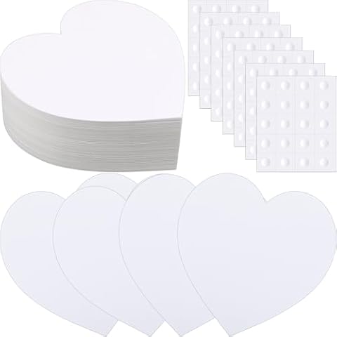 Tatuo 200 Pcs Valentine's Day Heart Cutouts Cover