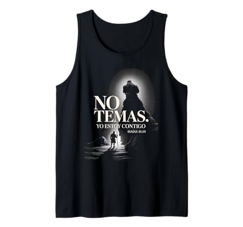 Cita Cristiana española con Gigante Protector – Isaías 41:10 Camiseta sin Mangas