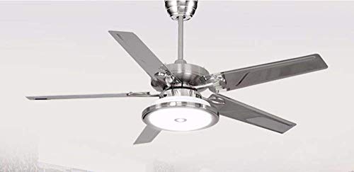 Ventilateur de plafond moderne LED dimmable 106cm pour salon et salle à manger avec télécommande