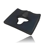 LumoLight 褥瘡予防パッド 洗える 衝撃吸収 持ち運び可能 尾骨サポートパッド 車椅子対応 防湿 通気性 カバー付き 介護施設対応 尾骨サポート 褥瘡予防パッド (ブラック) [並行輸入品]