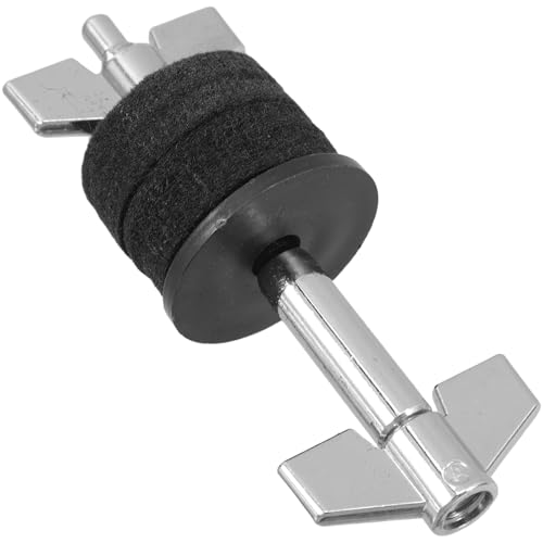 Soporte para apilamiento de platillos SEWACC en aleación plateada con fieltro para batería, adaptador multi-nivel compatible con marcas y modelos de baterías miniatura 1