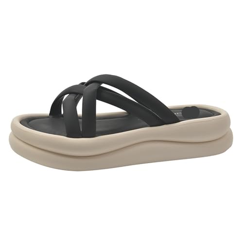 High heeled sandals Women's summer outdoor fashionable thick-soled beach slippers