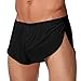 Generic Men's Lightweight and Smooth Boxers,Fashionable Casual Chafing Underwear,Comfort Elastic Waistband Home Boxer shorts Black, X-Large