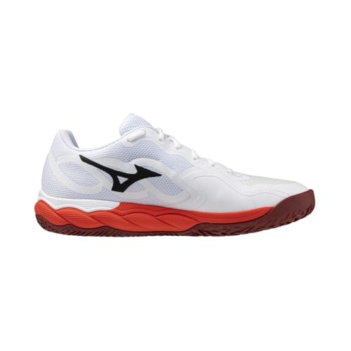 Mizuno WAVE ENFORCE COURT CC Chaussures de tennis Fiery Sun Dried Toma FemmeHommee Taille41 - vue 2