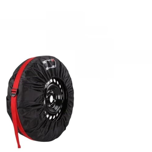 URPIZY Sac à pneu en polyester indéchirable - Protection imperméable pour pneus de rechange et d'hiver - Convient pour les pneus de moins de 80 cm de diamètre - Avec boucles réglables et fermeture