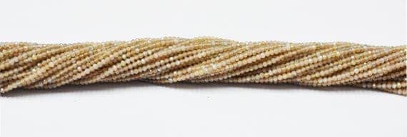 Perles pierre de lune marron LKBEADS 2mm pour réparer et créer des colliers