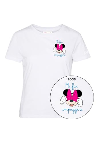 T-shirt Saint Barth Mc2 coton premium brodé Minnie Crazy