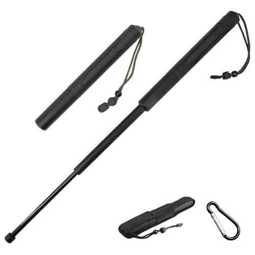 GlamRove Teleskop Wanderstock Set – Verstellbarer Trekkingstock aus PVC mit