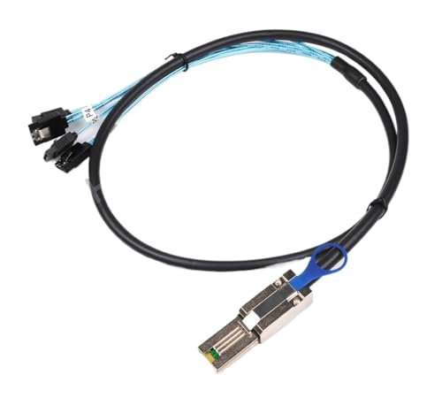 Cable adaptador MI-N SAS SFF-8088 a 4 SATA 1m miniatura 5