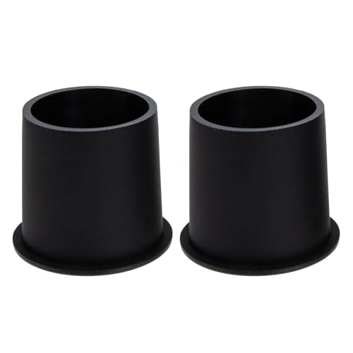 NUOBESTY Lot de 2 Bouchons en Silicone Noir Conique pour Trou de Parasol de Table de Patio Accessoires Anti-Rayures et Anti-Balancement Adaptés pour Parasols de Jardin et Terrasse