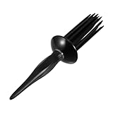 iplusmile Pettine Arricciacapelli Volumizzante Anti-statico Nero Strumento Resistente per Styling Naturale e Liscio Uso Professionale con Phon e Ferro Arricciacapelli per Parrucchieri e immagine