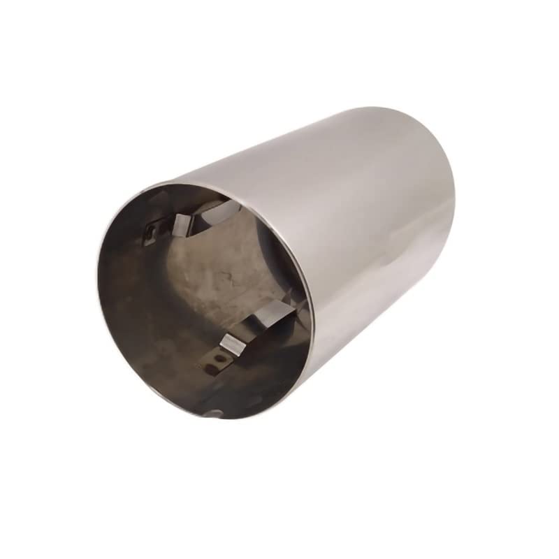 Embouts D'Échappement Audi A1 A3 A4 A6 Q3 Q5 Q7 - Acier Inoxydable, Lot De 2 - Finition Argent