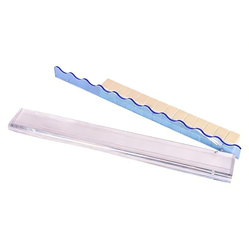 Support de carrelage en acrylique transparent Mahjong pour soirées de jeu et fêtes