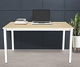 GL GLOBAL LIFE 47 inch Computer Desk, Modern Simple Style Desk for Home Office, Study Student Writin