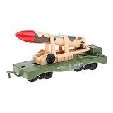 XUELLI Train de Roue Libre Carrage Cargo Wagon Modèle Jouet Airplane Tapis Jouet Jouet Jouet Voiture de Missiles ( Size : Missiles )