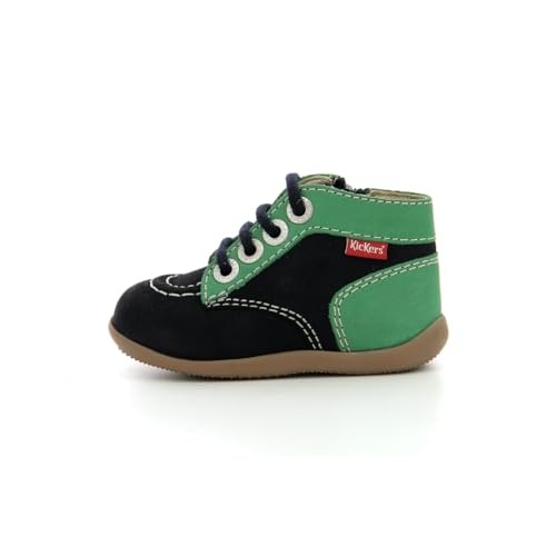 Kickers Bonzip bottillons avec fermeture zip bleu marine 19