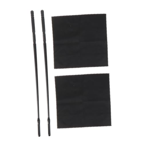 Yardwe 4pcs Flute Cleaning Supplies Includes Cleaning Cloth Portable Maintenance Tools for Flutes and Piccolos Non Scratch Design for Safe Use
