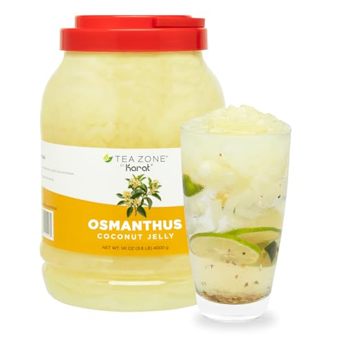Tea Zone Osmanthus Coconut Jelly Boba Toppings for Boba Tea,