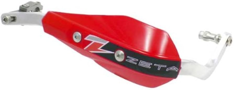 ZETA ジータ アーマーハンドガード レッド ZETA アーマーハンドガード ベンド| Dirtbikeplus (ダートバイク