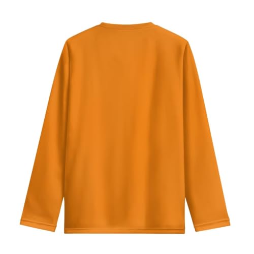 Image of Girls Long Sleeve Shirts Casual Crewneck Soft T-shirts for Girls 3-16 Years Old
