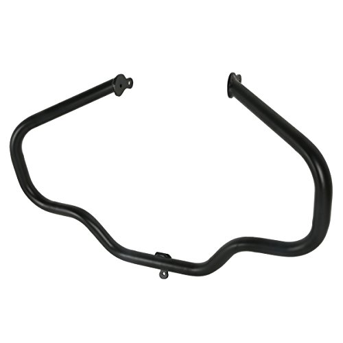 Xmt-Moto Mustache Highway Engine Guard Crash Bar For Harley Touring Models Road King Street Glide Electra Glide 2009-Later(Replace: 49155-09A),Black #TOP4