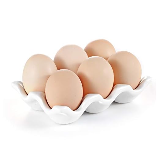 URWOOW Cup Egg Tray Holder (White)