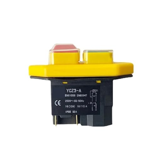 Interrupteur électromagnétique étanche YCZ3-A avec poussoir de réinitialisation 220V