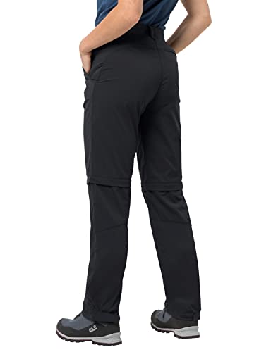 Jack Wolfskin Damen Activate Light Zip Off Hose, schwarz, 42