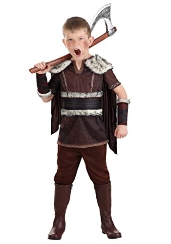 Disfraz completo de vikingo victorioso para niño miniatura 2