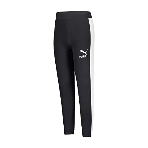 Image of Puma Girls Core Logo Legging, Elastic Waistband, Soft & Comfortable